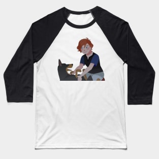 Ivy petting a dog screenshot Baseball T-Shirt